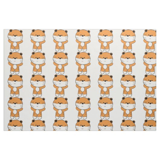 Adorable Tiger Stoff (Fat Quarter (45,7 x 55,9 cm))
