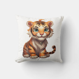 Adorable Tiger Wall Decal Kissen
