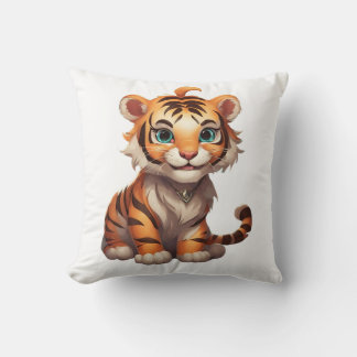 Adorable Tiger Wall Decal Kissen