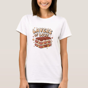 Adorable Tiramisu Grafik für Dessertliebhaber T-Shirt