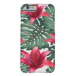 Adorable Tropical Palm Hawaiian Hibiskus Barely There iPhone 6 Hülle