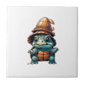 Adorable Turtle in Halloween Mood Essential T-Shir Fliese (Vorderseite)