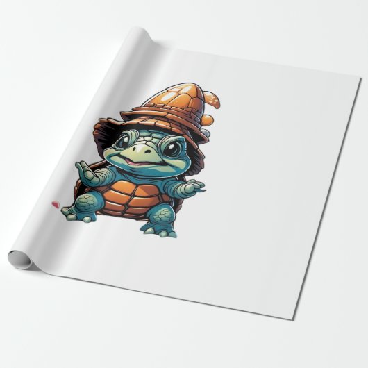 Adorable Turtle in Halloween Mood Essential T-Shir Geschenkpapier (Ungerollt)
