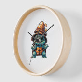 Adorable Turtle in Halloween Mood Essential T-Shir Uhr (Winkel)