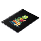 Adorable Turtle Reading Books (1) Notizblock (Linke Seite)