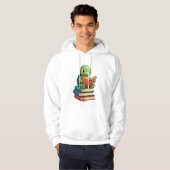 Adorable Turtle Reading Books (3) Hoodie (Vorne ganz)