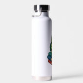 Adorable Turtle Reading Books (3) Trinkflasche (Rechts)