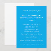 Adorable Twin Baby Dusche Einladung (Vorne/Hinten)