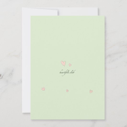 Adorable Twins Einladung (Rückseite)