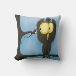Adorable und farbenfrohe Owl Oliver Kissen