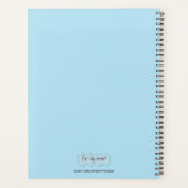 Adorable und farbenfrohe Owl Oliver Planer (Rückseite)