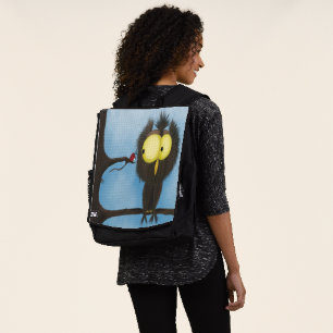 Adorable und farbenfrohe Owl Oliver Rucksack