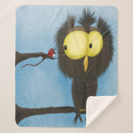 Adorable und farbenfrohe Owl Oliver Sherpadecke