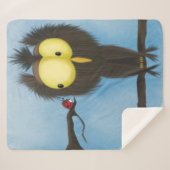 Adorable und farbenfrohe Owl Oliver Sherpadecke (Vorderseite (Horizontal))