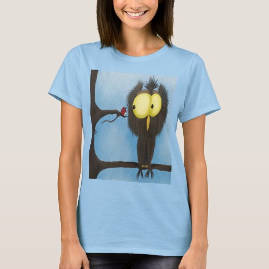 Adorable und farbenfrohe Owl Oliver T-Shirt (Vorderseite)