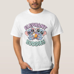 Adorable und majestätische Elefantendesigns T-Shirt