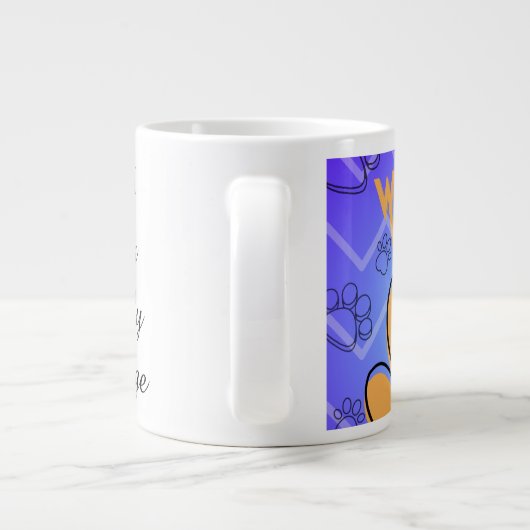 "Adorable und maßgeschneiderte Tasse für Hundefreu (Rückseite)