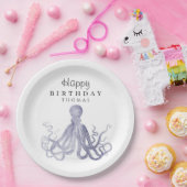 Adorable Under Sea Octopus Geburtstag Pappteller (Party)