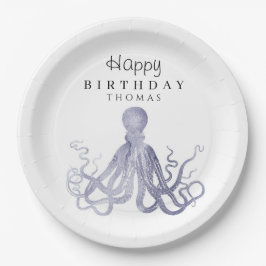 Adorable Under Sea Octopus Geburtstag Pappteller