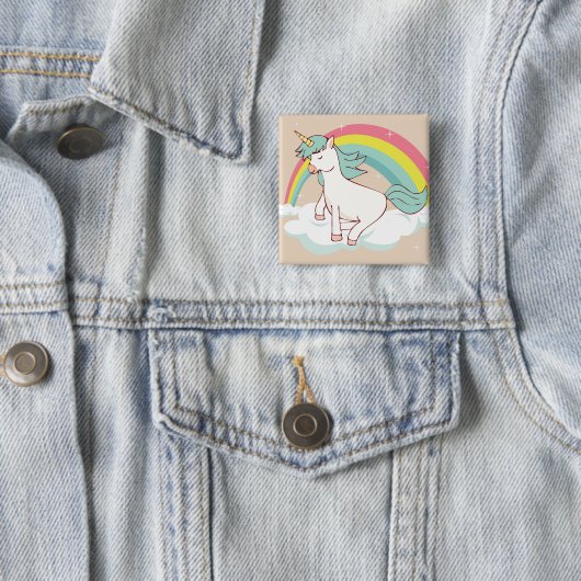 Adorable Unicorn Button (Beispiel)