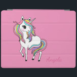 Adorable Unicorn Magical iPad Hülle<br><div class="desc">Ein zauberhaftes Einhorn. Ein elegantes und raffiniertes Design.</div>