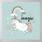 Adorable Unicorn Poster (Vorne)