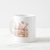 Adorable Valentine Gnome LOVE Mug Kaffeetasse (Vorderseite Links)