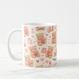 Adorable Valentine’s Day Coffee Teddy Bear Mug Kaffeetasse