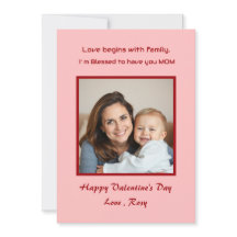 Adorable Valentine's Day Card für Kinder