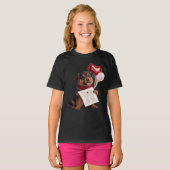 Adorable Valentine's Dog Design - Perfektes Gesche T-Shirt (Vorne ganz)