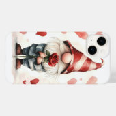 Adorable Valentine's Gnome: mit einer Rose Case-Mate iPhone Hülle (Rückseite (Horizontal))