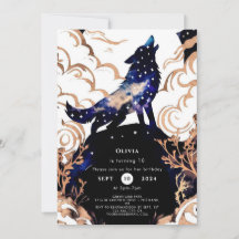 Adorable Verzauberung Wolf Geburtstag