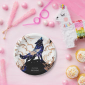 Adorable Verzauberung Wolf Geburtstag Pappteller (Party)