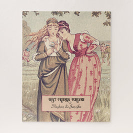 Adorable Viktorianisch Friends Personalisiert Best Puzzle