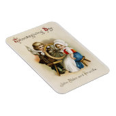 Adorable Vintage Pilger Magnet (Rechte Seite)