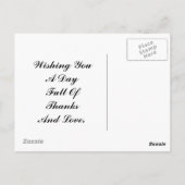 Adorable Vintage Pilger Postkarte (Rückseite)