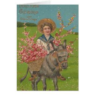 Adorable Vintage Postkarte