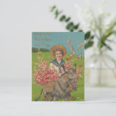 Adorable Vintage Postkarte (Stehend Vorderseite)