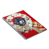 Adorable Vintage Weihnachten Cocker Spanische Welp Notizblock (Rechte Seite)