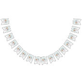 Adorable Virtual Baby Shower Tiere mit Masken Wimpelkette (Alle)