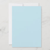 Adorable Vögel, die eine Babydusche tragen Einladu Einladung (Rückseite)