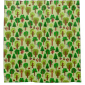 Adorable Waldtiere Duschvorhang (Vorderseite)