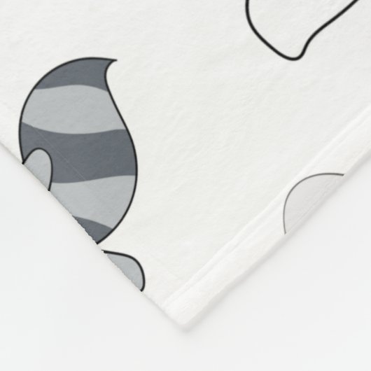 Adorable Waldtiere Fleecedecke (Ecke)