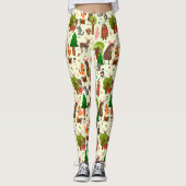Adorable Waldtiere Leggings (Vorderseite)