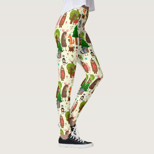 Adorable Waldtiere Leggings (Rechts)