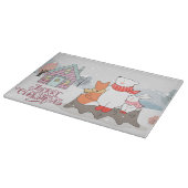 Adorable Waldtiere Schneidebrett (Ecke)