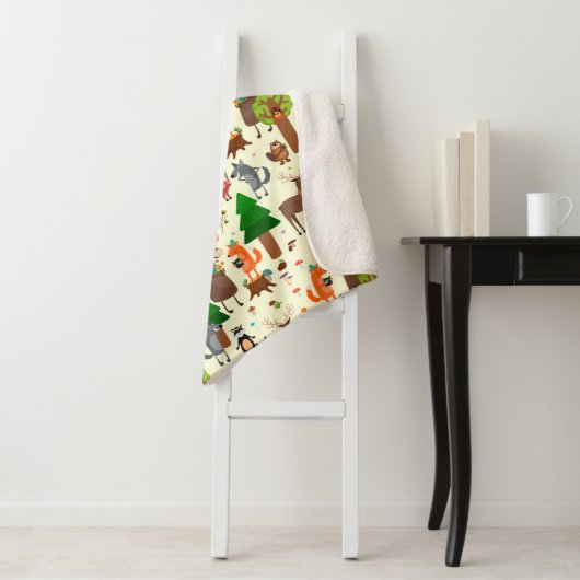 Adorable Waldtiere Sherpadecke (Beispiel)