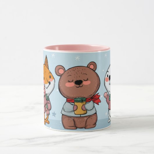 Adorable Waldtiere Tasse (Zentrum)