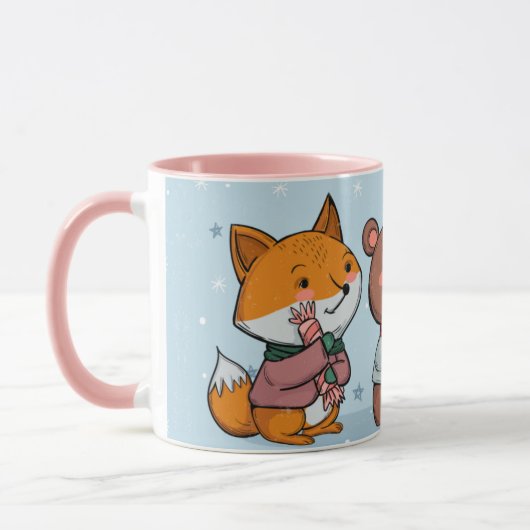 Adorable Waldtiere Tasse (Links)