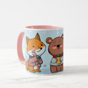 Adorable Waldtiere Tasse